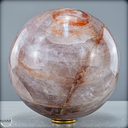 Natürliche Rote Feuerquarz Kristall-Kugel - 8831,42 g