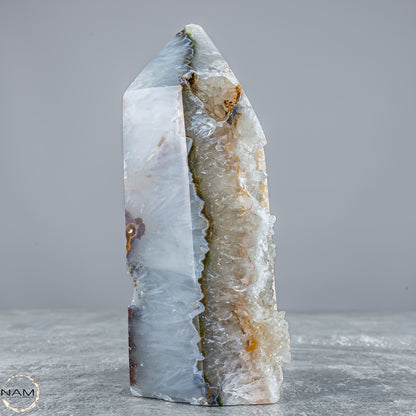 Achat Obelisk – Kraft, Klarheit und innere Stabilität 873,43g