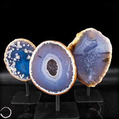 Achat-Geoden auf Ständer –  860,68g