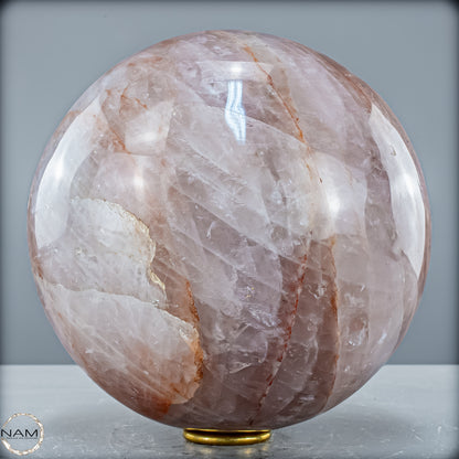 Natürliche Rote Feuerquarz Kristall-Kugel - 8831,42 g