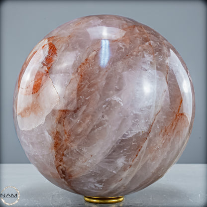 Natürliche Rote Feuerquarz Kristall-Kugel - 8831,42 g