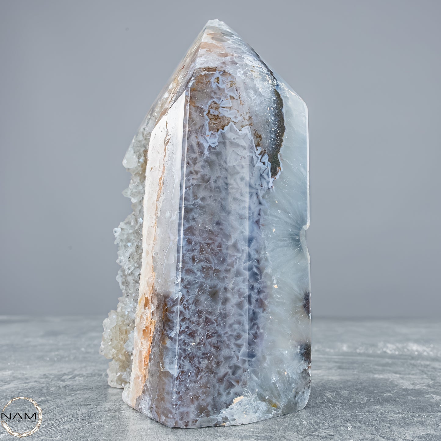 Achat Obelisk – Kraft, Klarheit und innere Stabilität 873,43g