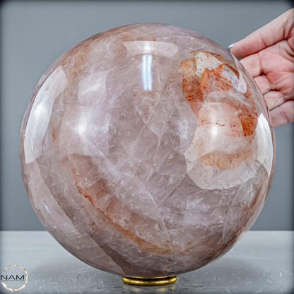 Natürliche Rote Feuerquarz Kristall-Kugel - 8831,42 g