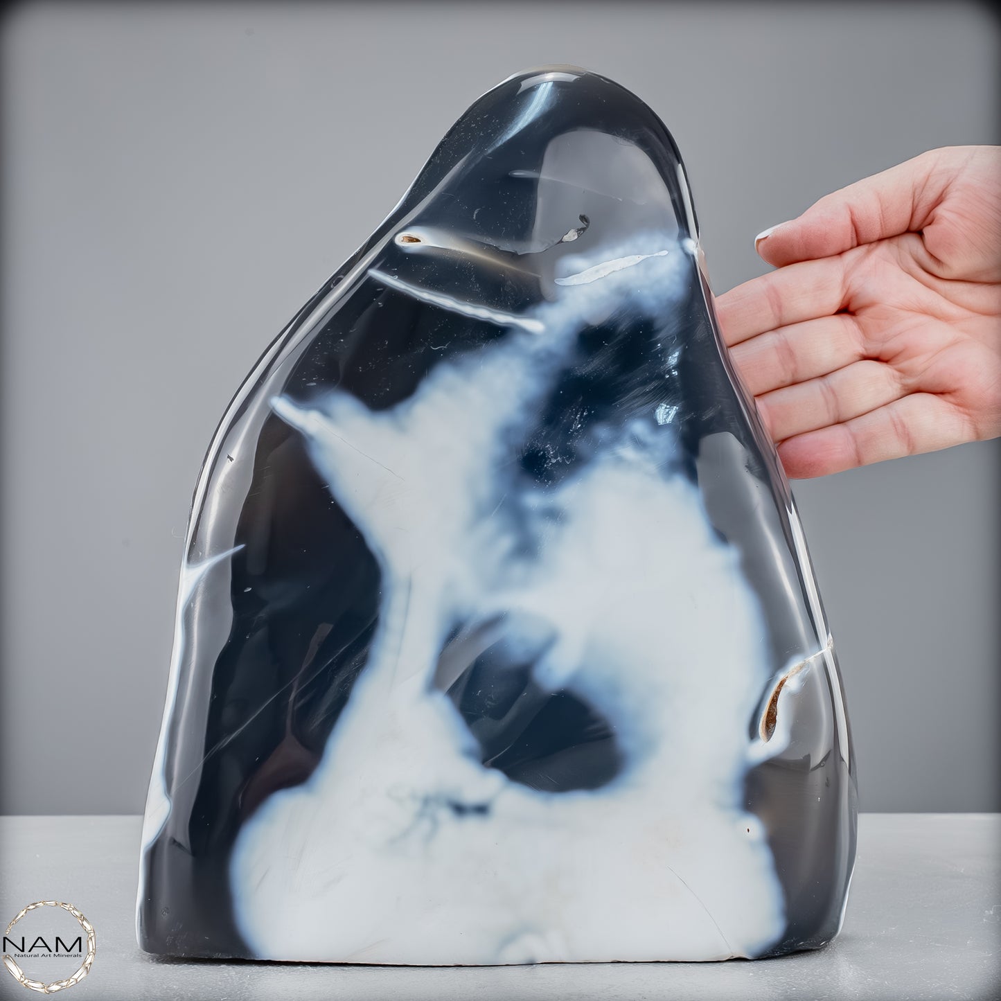 Natürliche Orca-Achat Kristall Freiform aus Brasilien - 4946,22 g