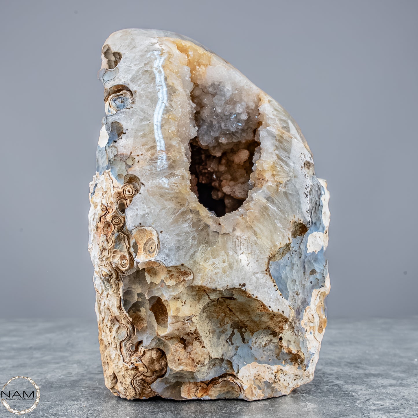 Achat-Druse – Tor zur inneren Ruhe und natürlichen Schönheit aus Brasilien 1803,16g