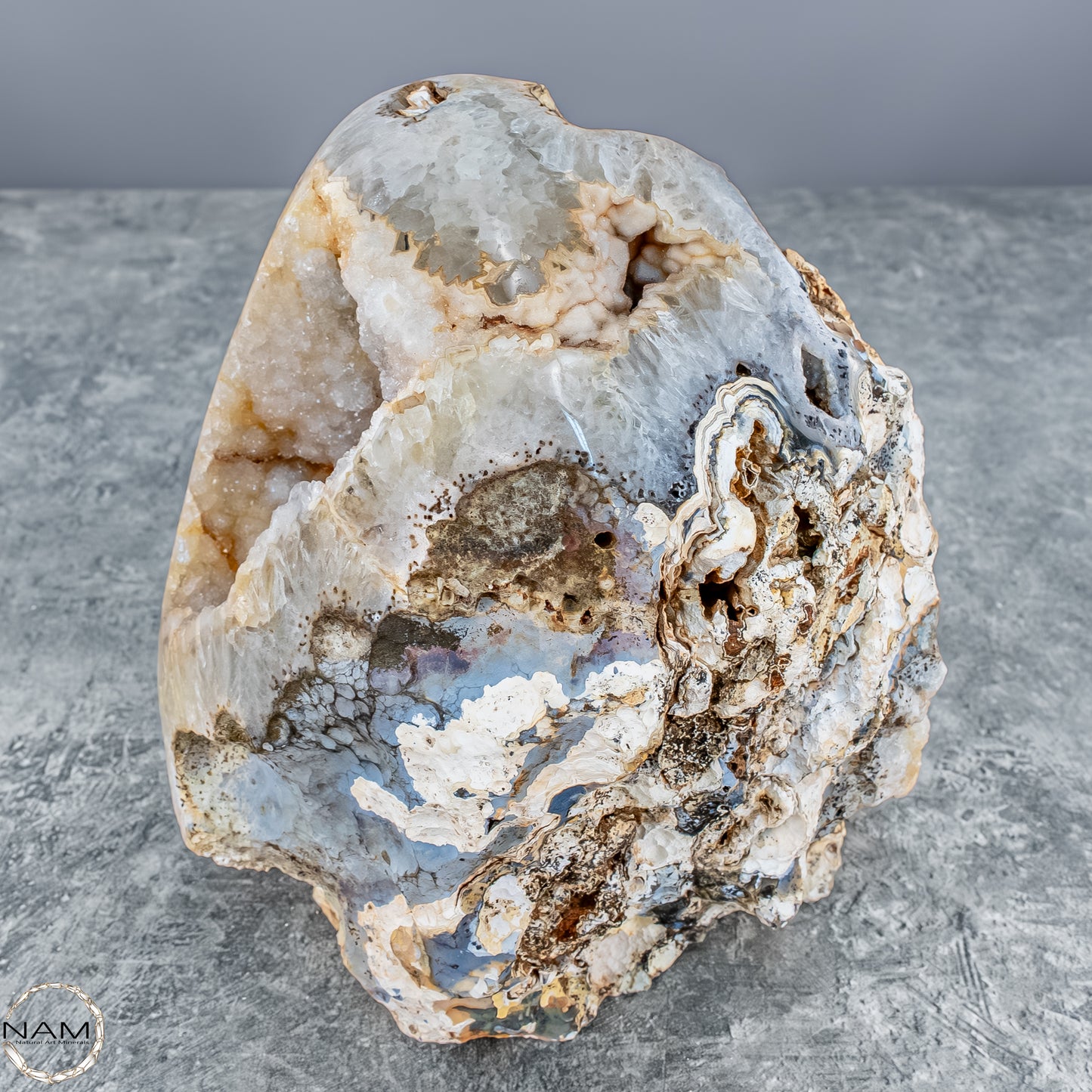 Achat-Druse – Tor zur inneren Ruhe und natürlichen Schönheit aus Brasilien 1803,16g