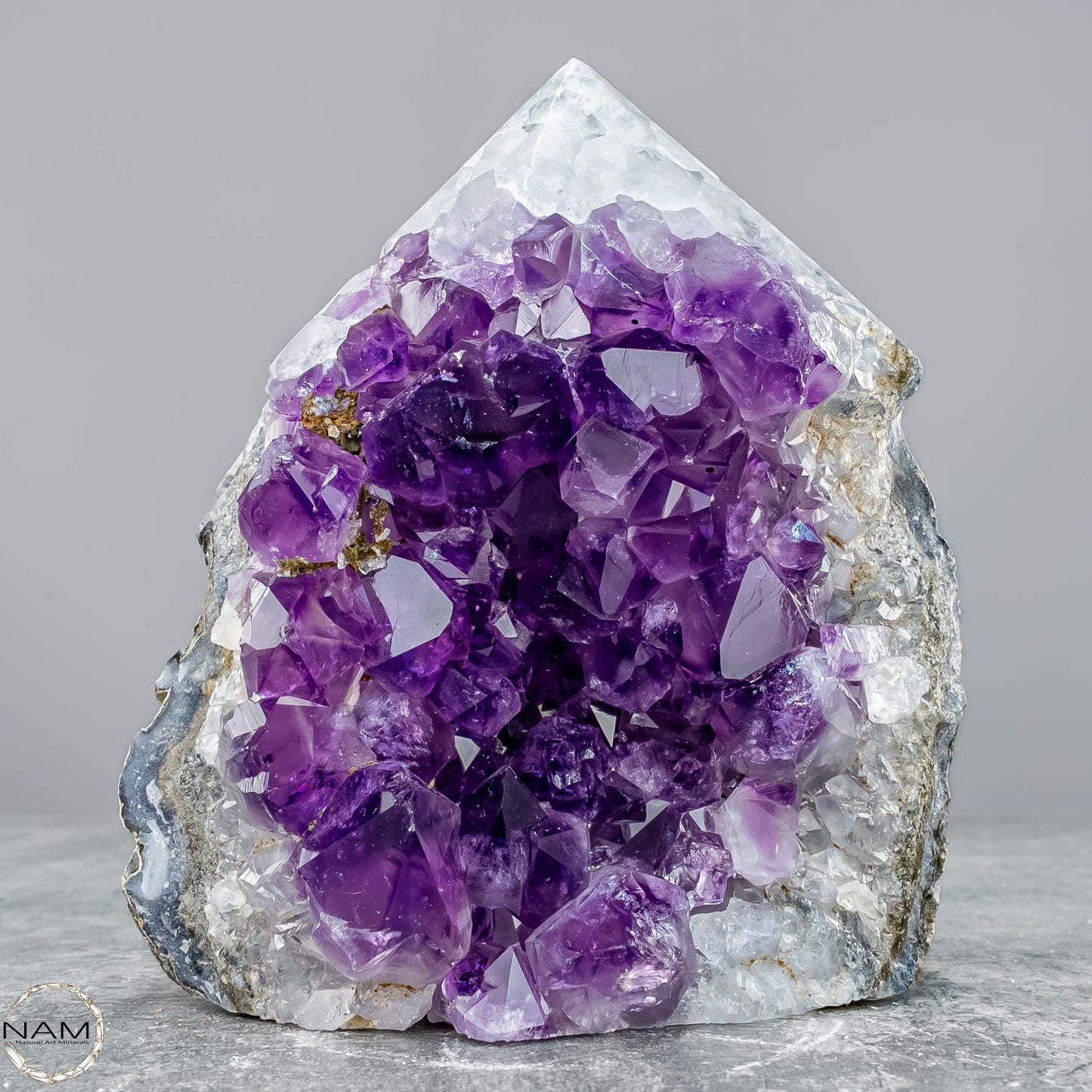 Natürliche Amethyst-Kristall Druse/Spitze - 891,16g