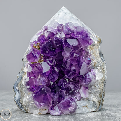 Natürliche Amethyst-Kristall Druse/Spitze - 891,16g