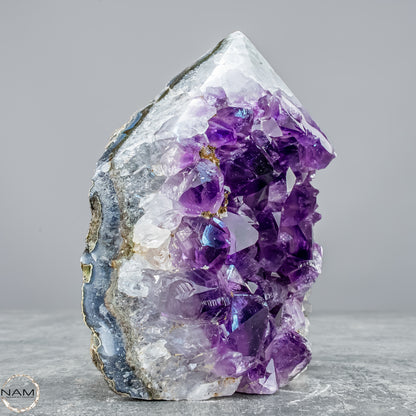 Natürliche Amethyst-Kristall Druse/Spitze - 891,16g