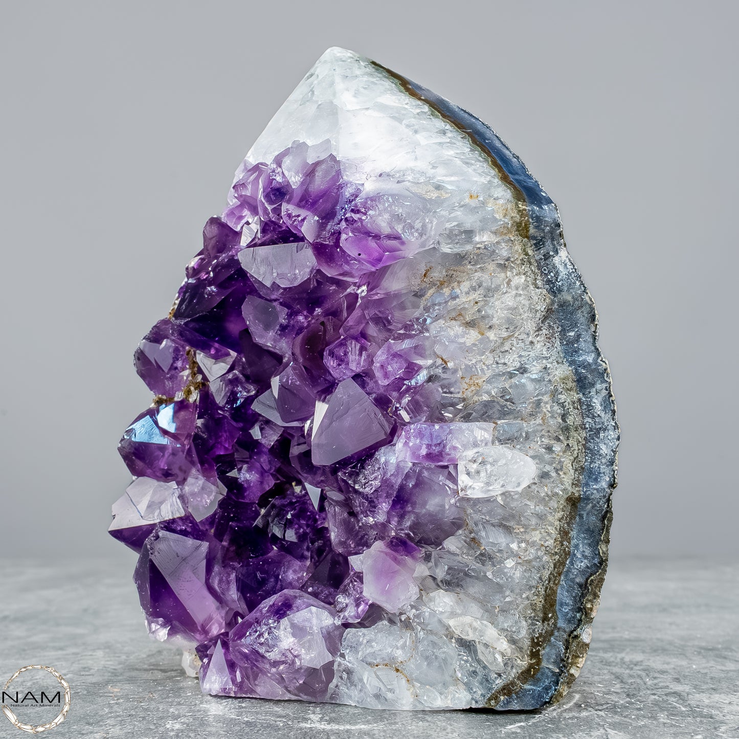 Natürliche Amethyst-Kristall Druse/Spitze - 891,16g