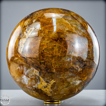 Große Natürliche Quarz Kristall-Kugel "Golden Healer" - 15461,52 g