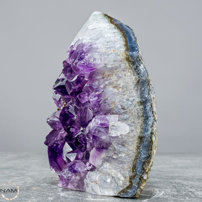 Natürliche Amethyst-Kristall Druse/Spitze - 891,16g