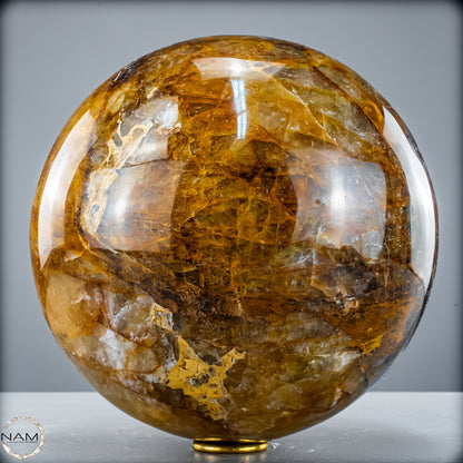 Große Natürliche Quarz Kristall-Kugel "Golden Healer" - 15461,52 g