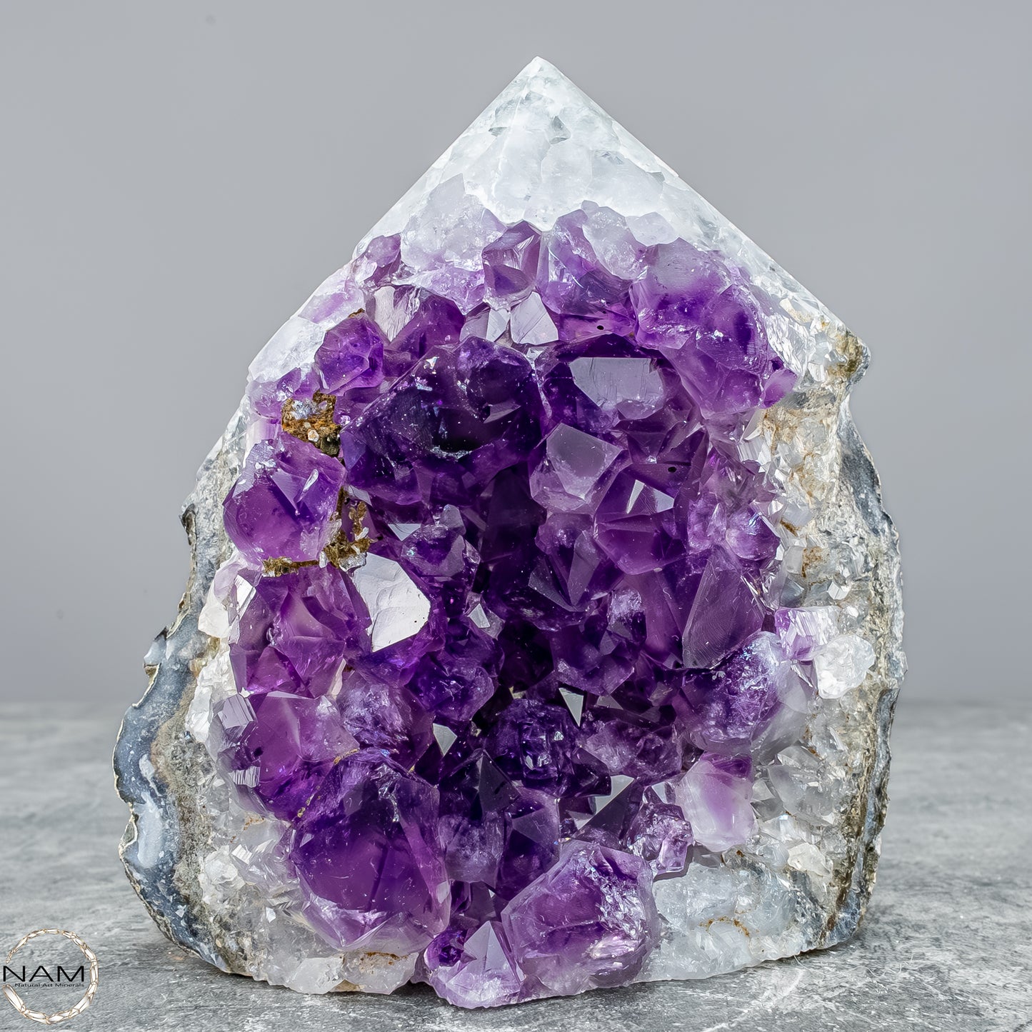Natürliche Amethyst-Kristall Druse/Spitze - 891,16g