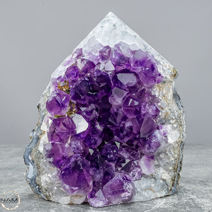 Natürliche Amethyst-Kristall Druse/Spitze - 891,16g