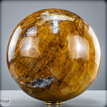 Große Natürliche Quarz Kristall-Kugel "Golden Healer" - 15461,52 g