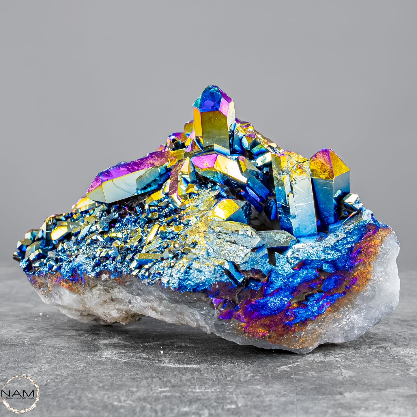 Aura Cluster – Regenbogenkristall voller Energie und Magie – 804,64g