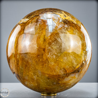 Große Natürliche Quarz Kristall-Kugel "Golden Healer" - 15461,52 g