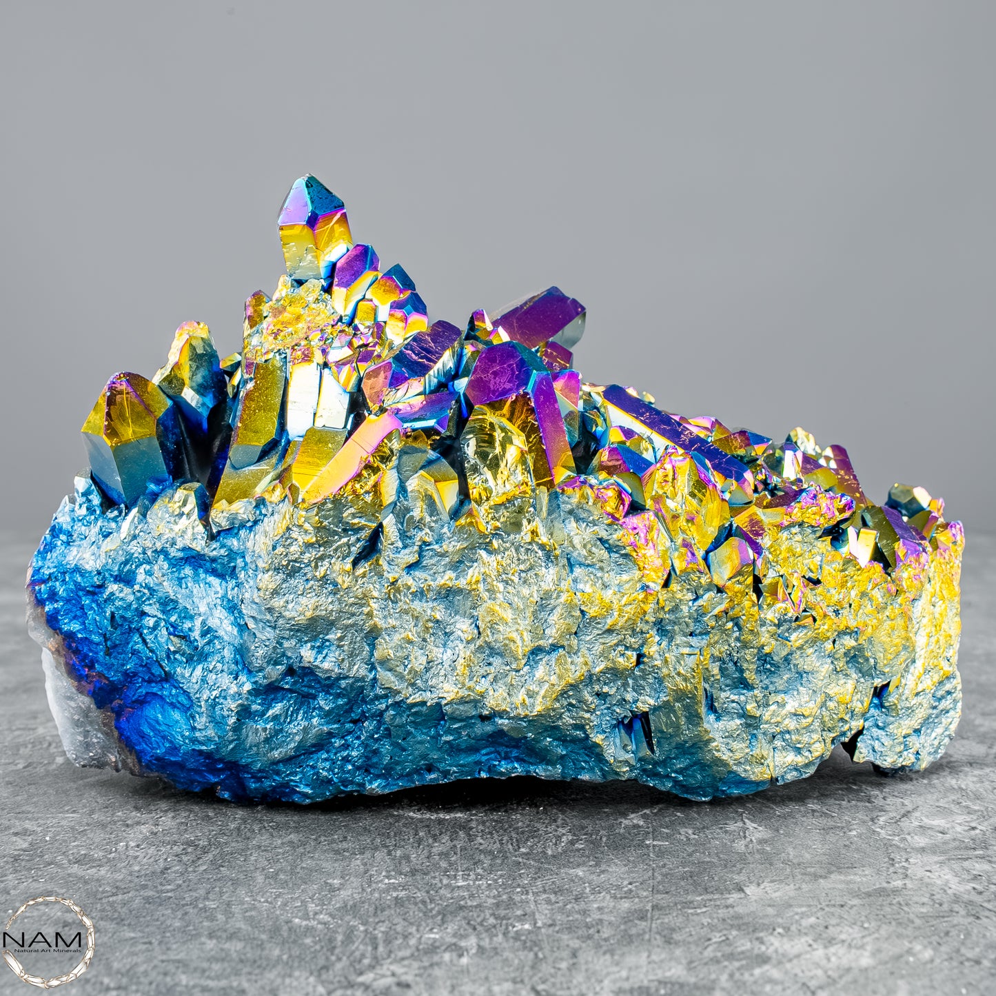 Aura Cluster – Regenbogenkristall voller Energie und Magie – 804,64g