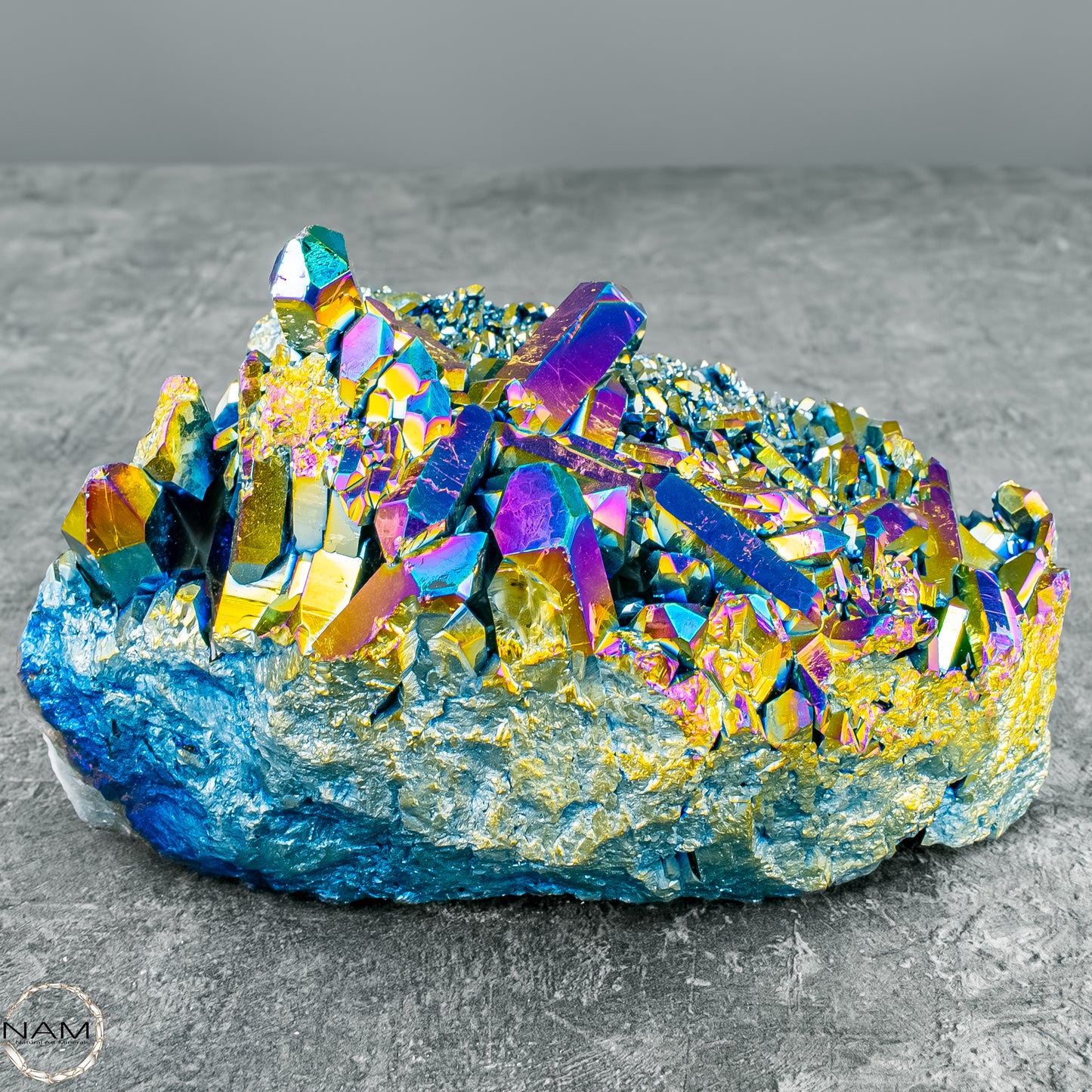 Aura Cluster – Regenbogenkristall voller Energie und Magie – 804,64g