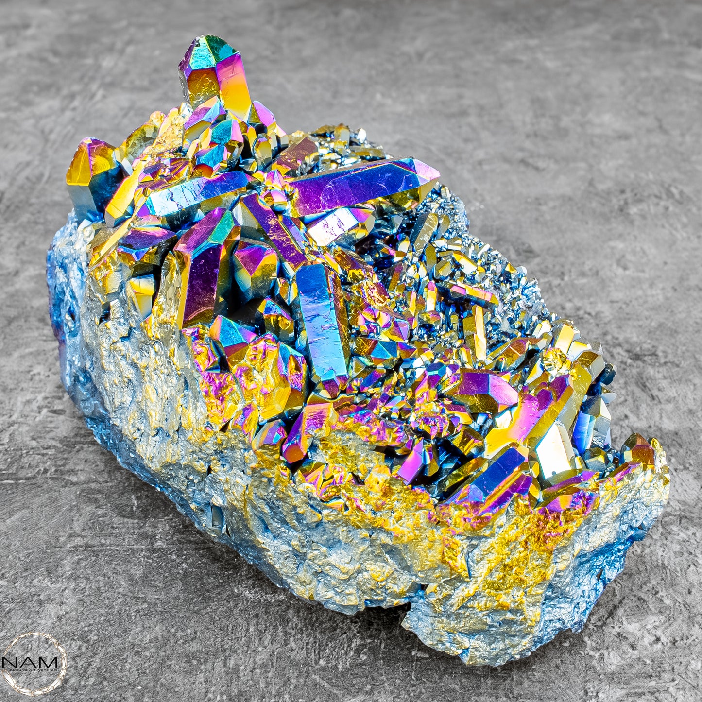 Aura Cluster – Regenbogenkristall voller Energie und Magie – 804,64g