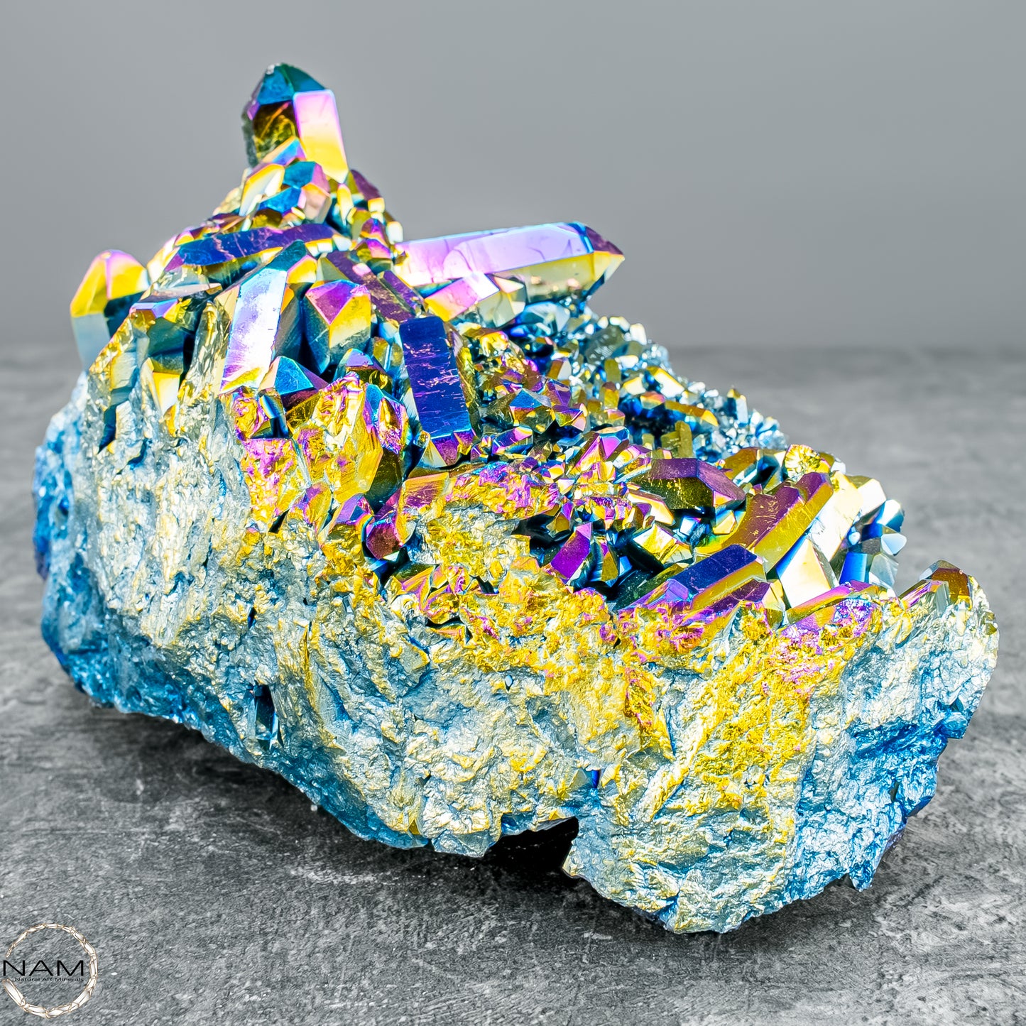 Aura Cluster – Regenbogenkristall voller Energie und Magie – 804,64g