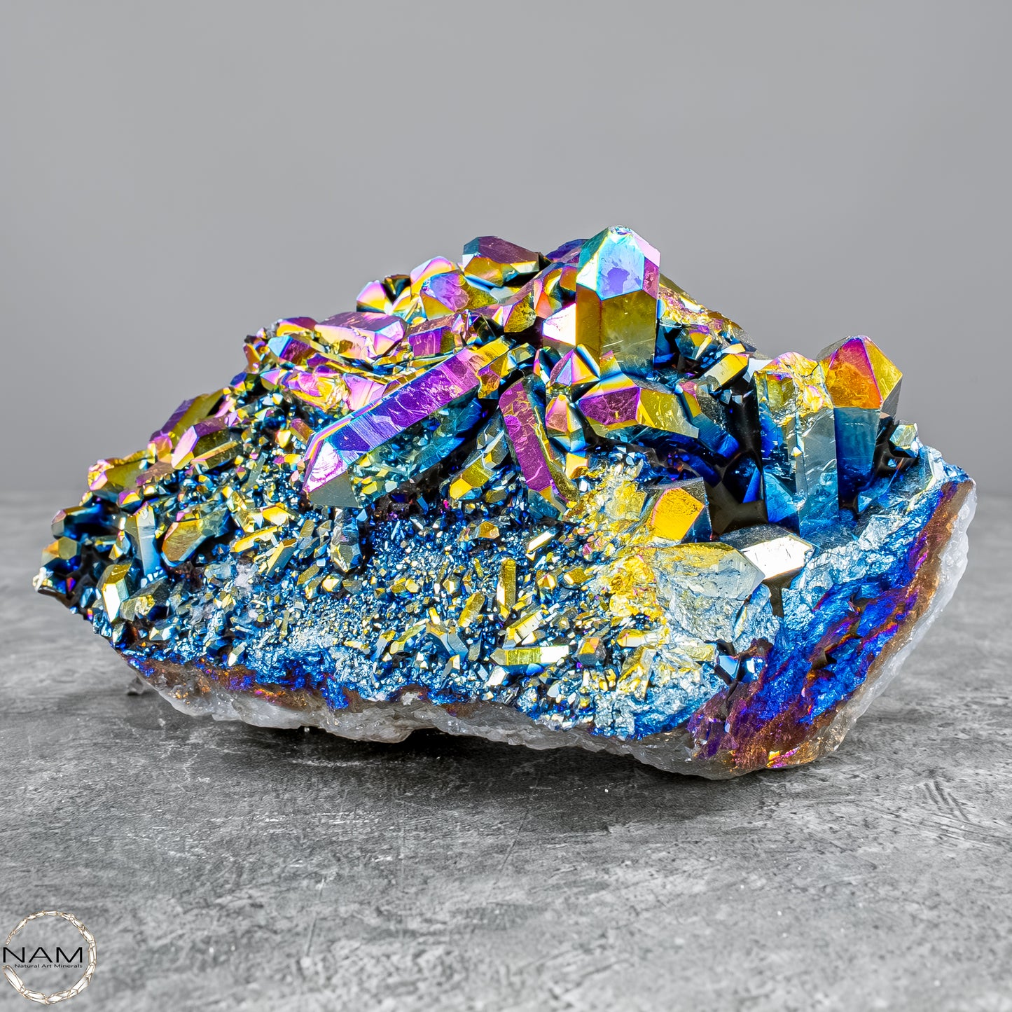 Aura Cluster – Regenbogenkristall voller Energie und Magie – 804,64g