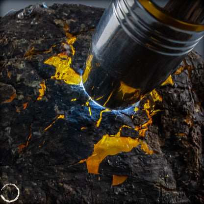 Naturlicher Blau-Roter Bernstein aus Indonesien - 6248,49 g