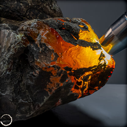 Naturlicher Blau-Roter Bernstein aus Indonesien - 6248,49 g