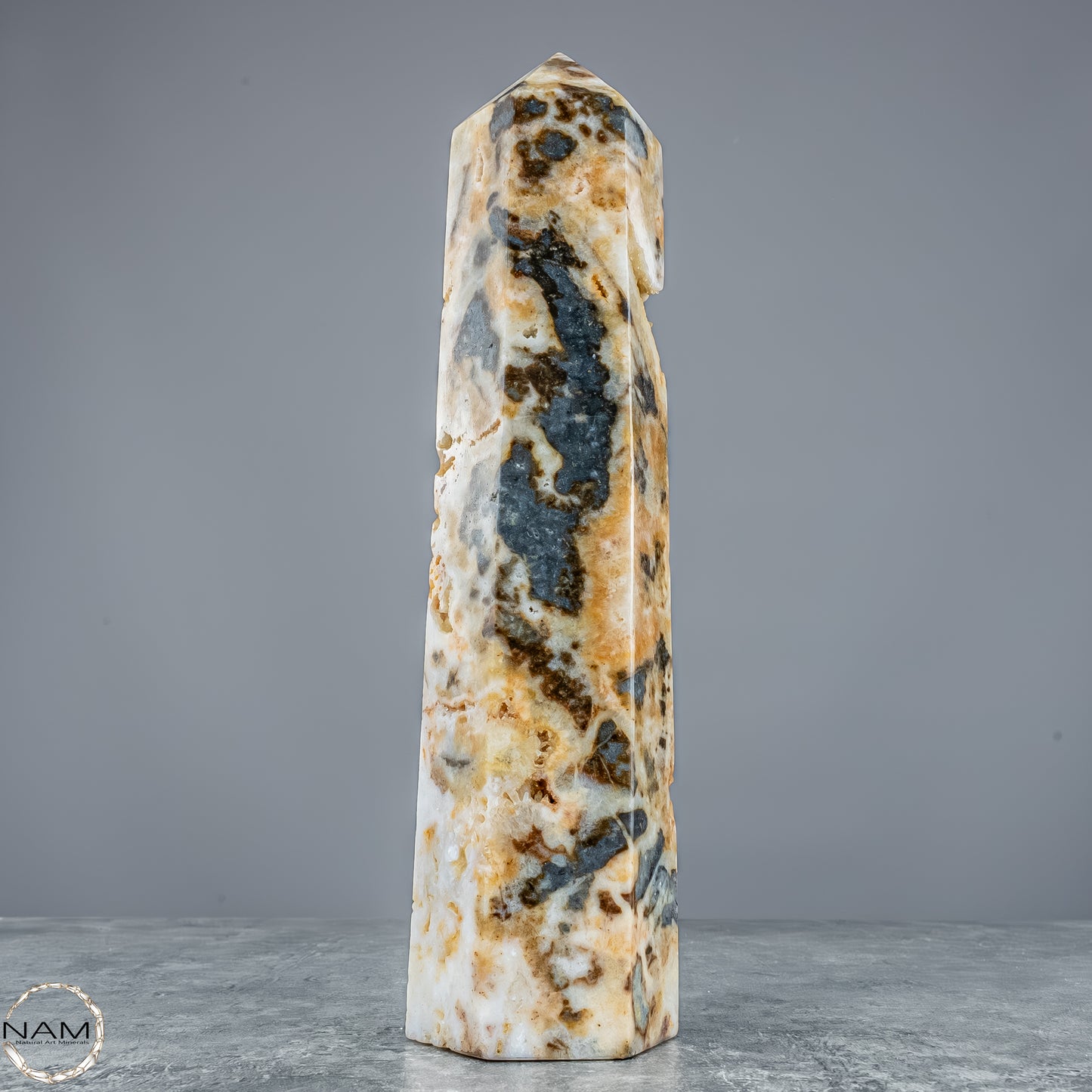 Natürlicher Achat-Kristall Obelisk aus Indonesien, selten - 1214,61g