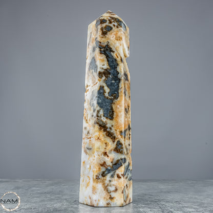 Natürlicher Achat-Kristall Obelisk aus Indonesien, selten - 1214,61g