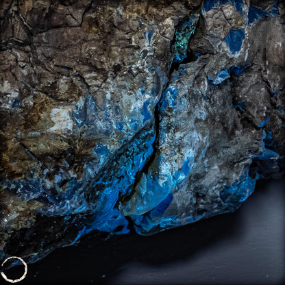 Naturlicher Blau-Roter Bernstein aus Indonesien - 6248,49 g