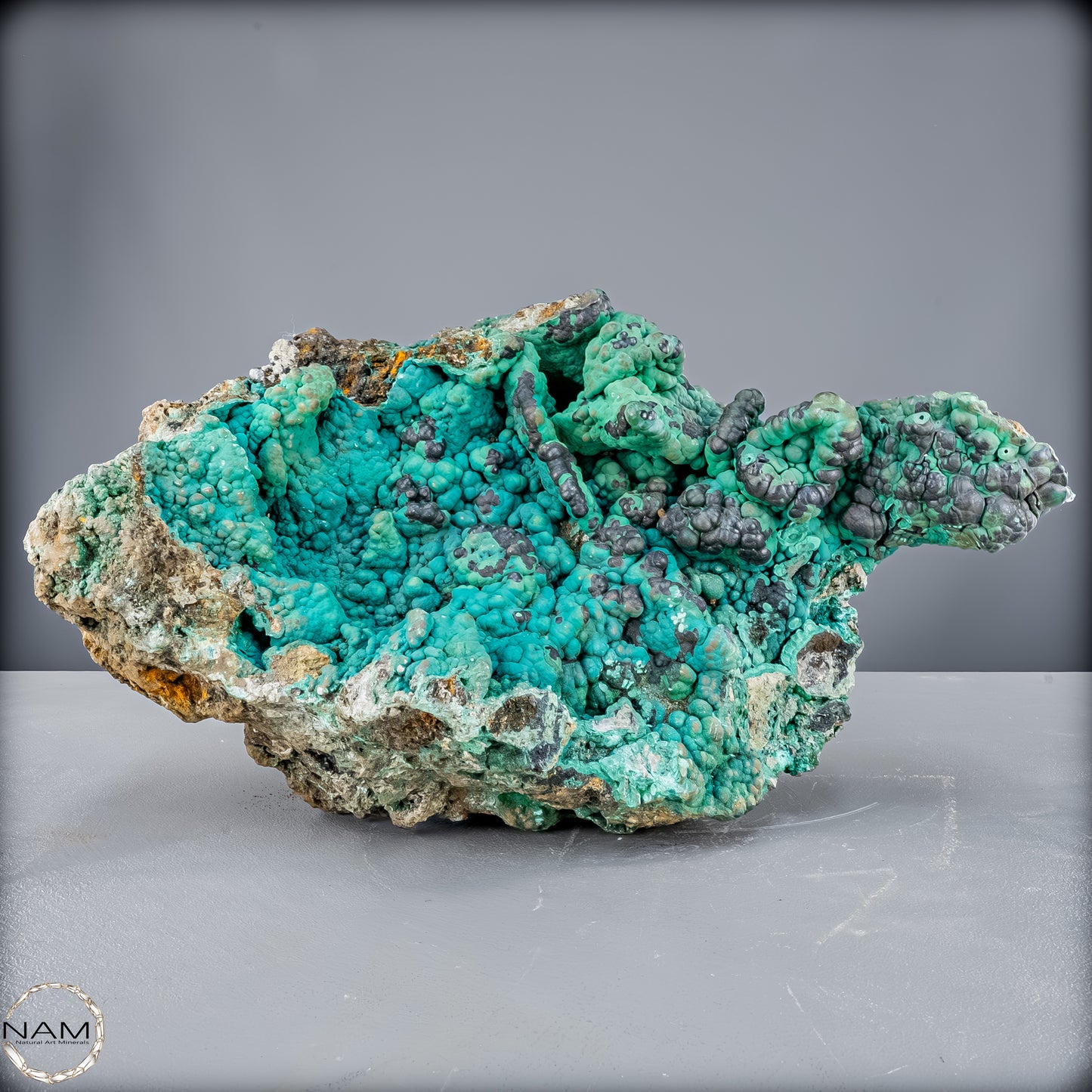 Natürlicher Botryoidaler Chrysokolla und Malachit, sehr selten - 19946,14 g