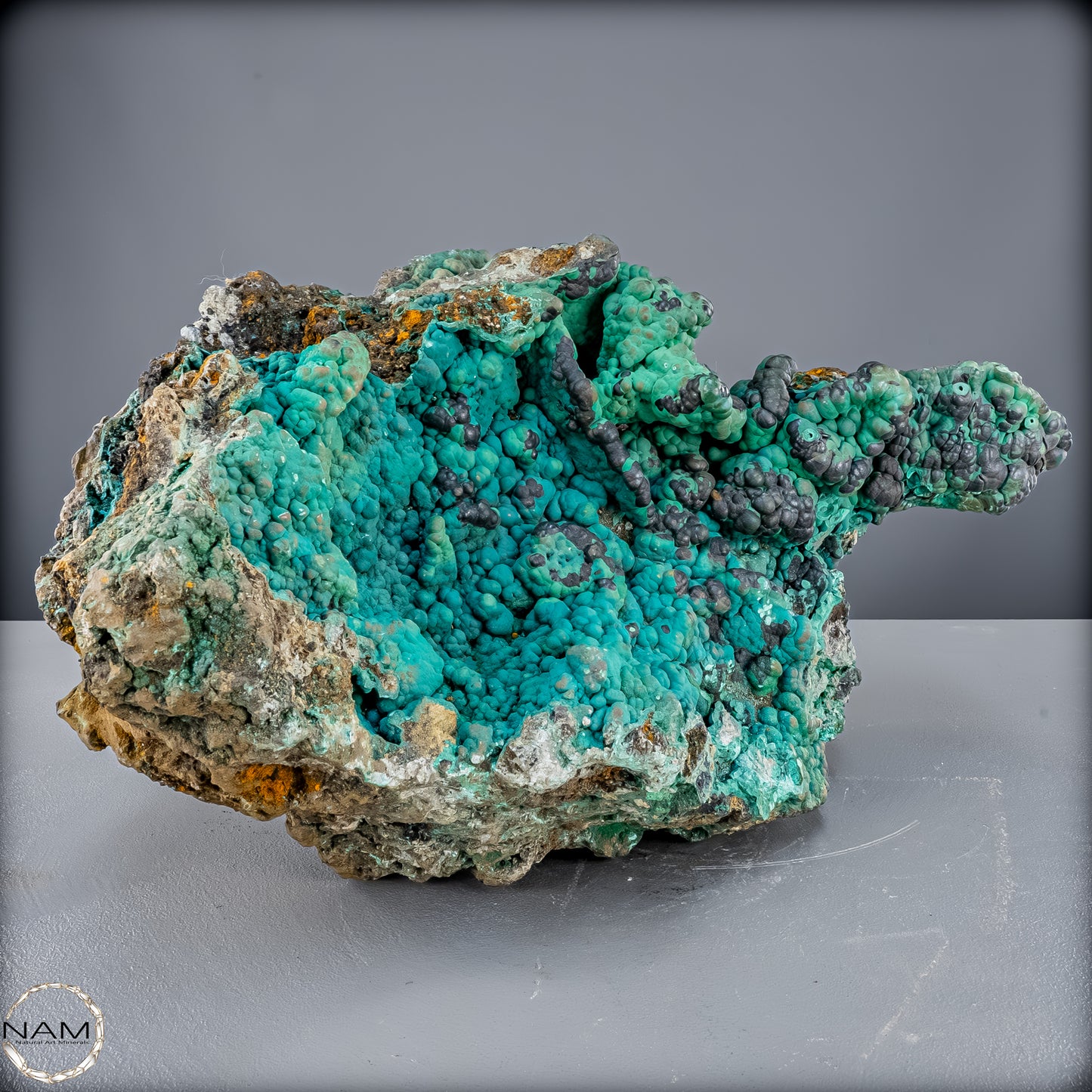 Natürlicher Botryoidaler Chrysokolla und Malachit, sehr selten - 19946,14 g