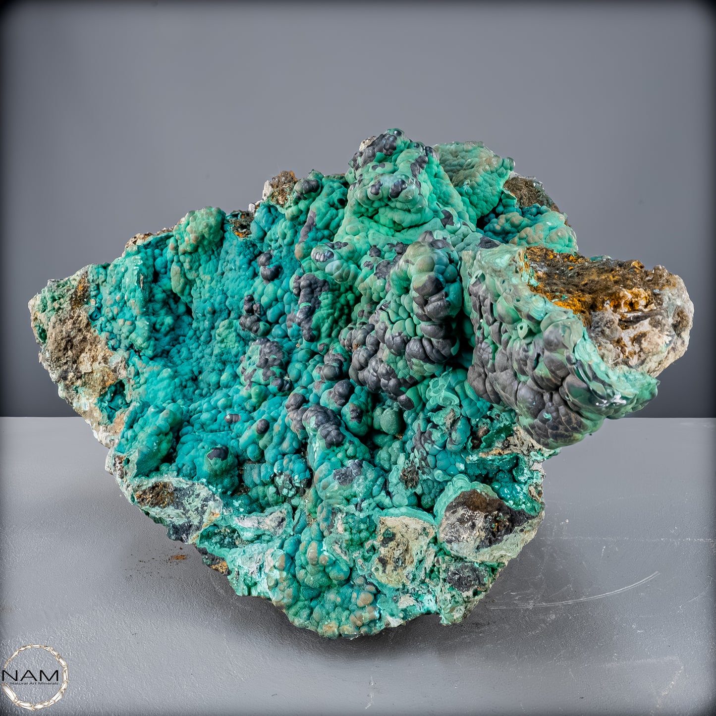 Natürlicher Botryoidaler Chrysokolla und Malachit, sehr selten - 19946,14 g