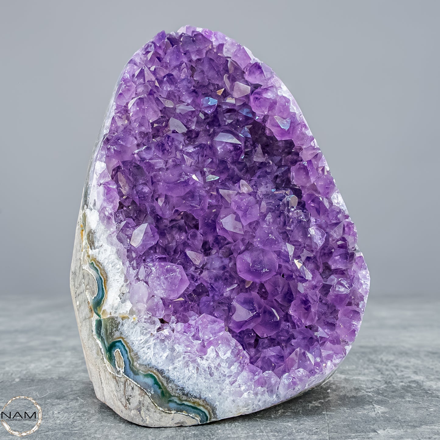 Natürliche Amethyst-Kristall Druse - 758,11g