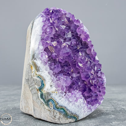 Natürliche Amethyst-Kristall Druse - 758,11g