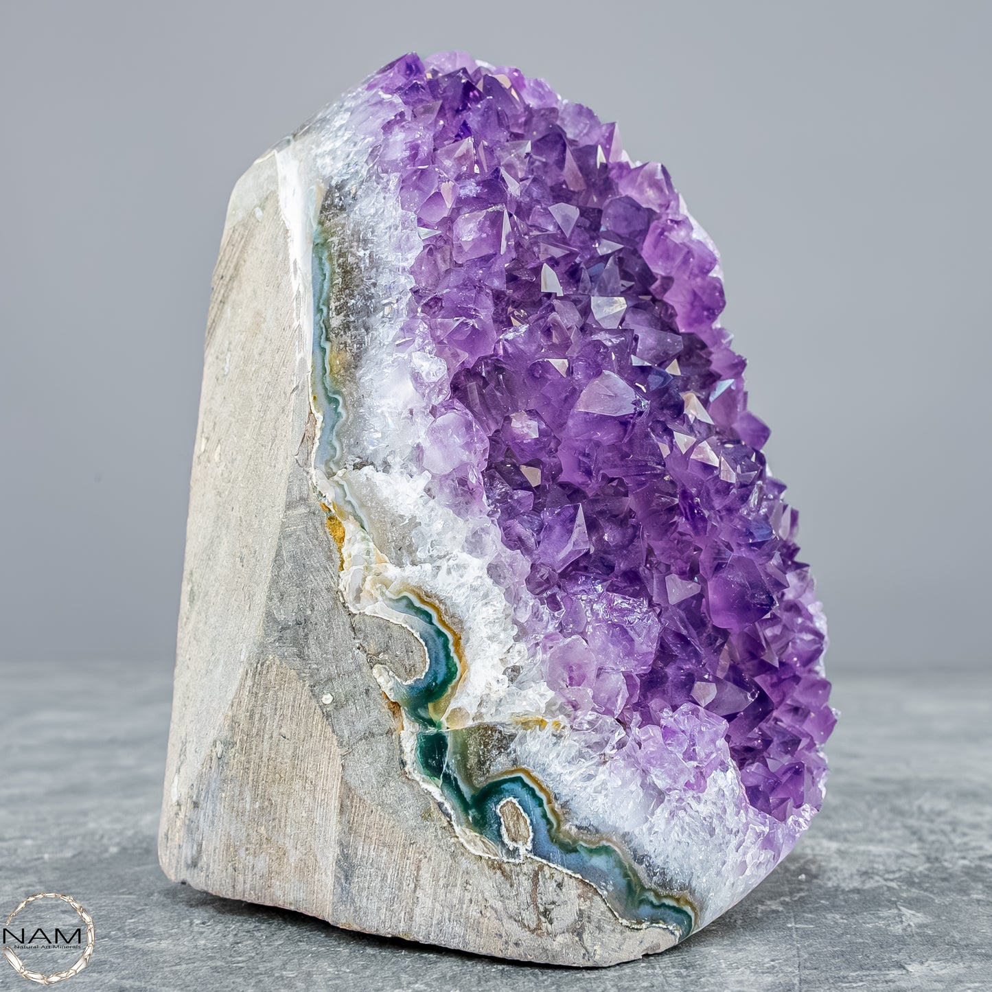 Natürliche Amethyst-Kristall Druse - 758,11g