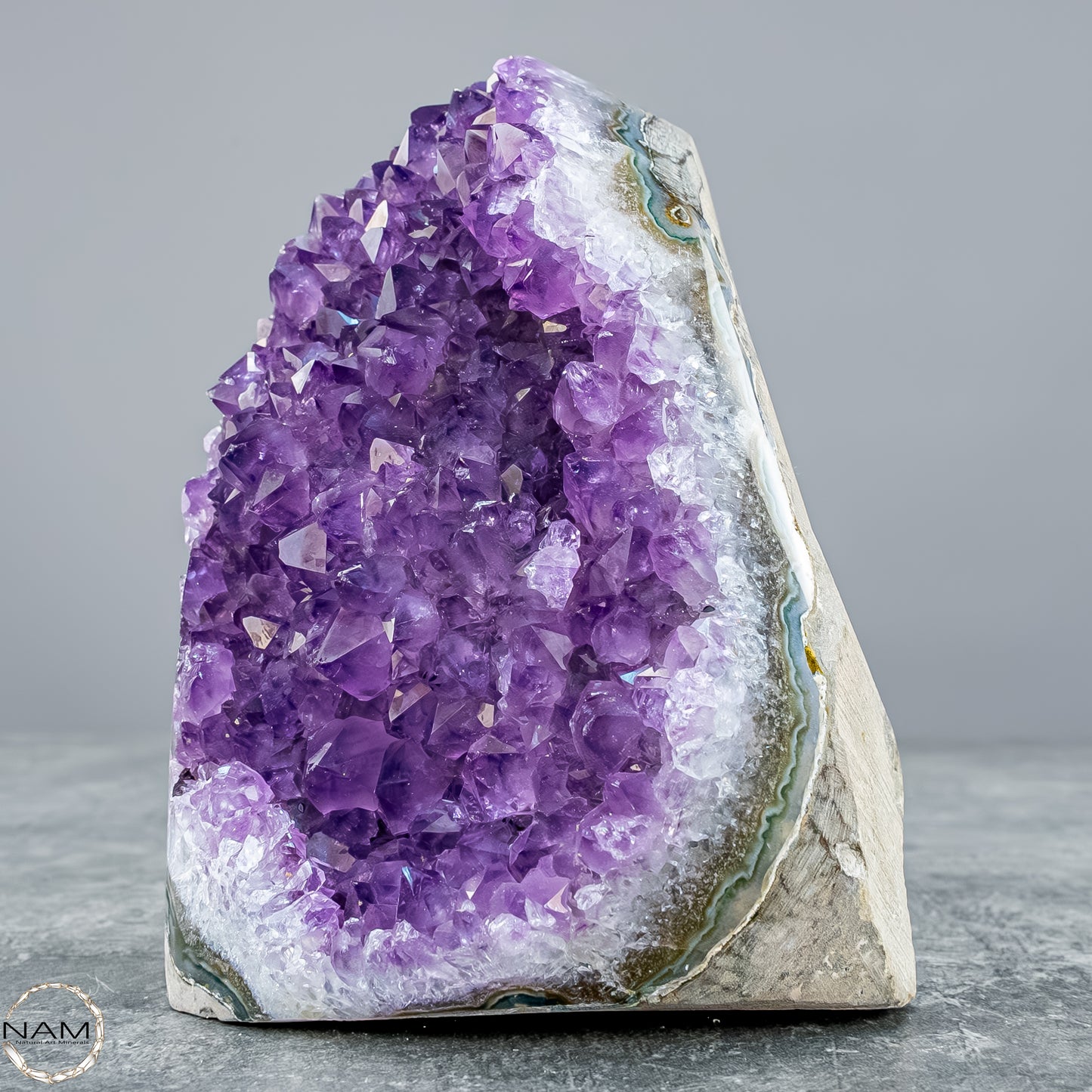 Natürliche Amethyst-Kristall Druse - 758,11g
