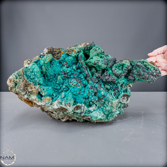 Natürlicher Botryoidaler Chrysokolla und Malachit, sehr selten - 19946,14 g