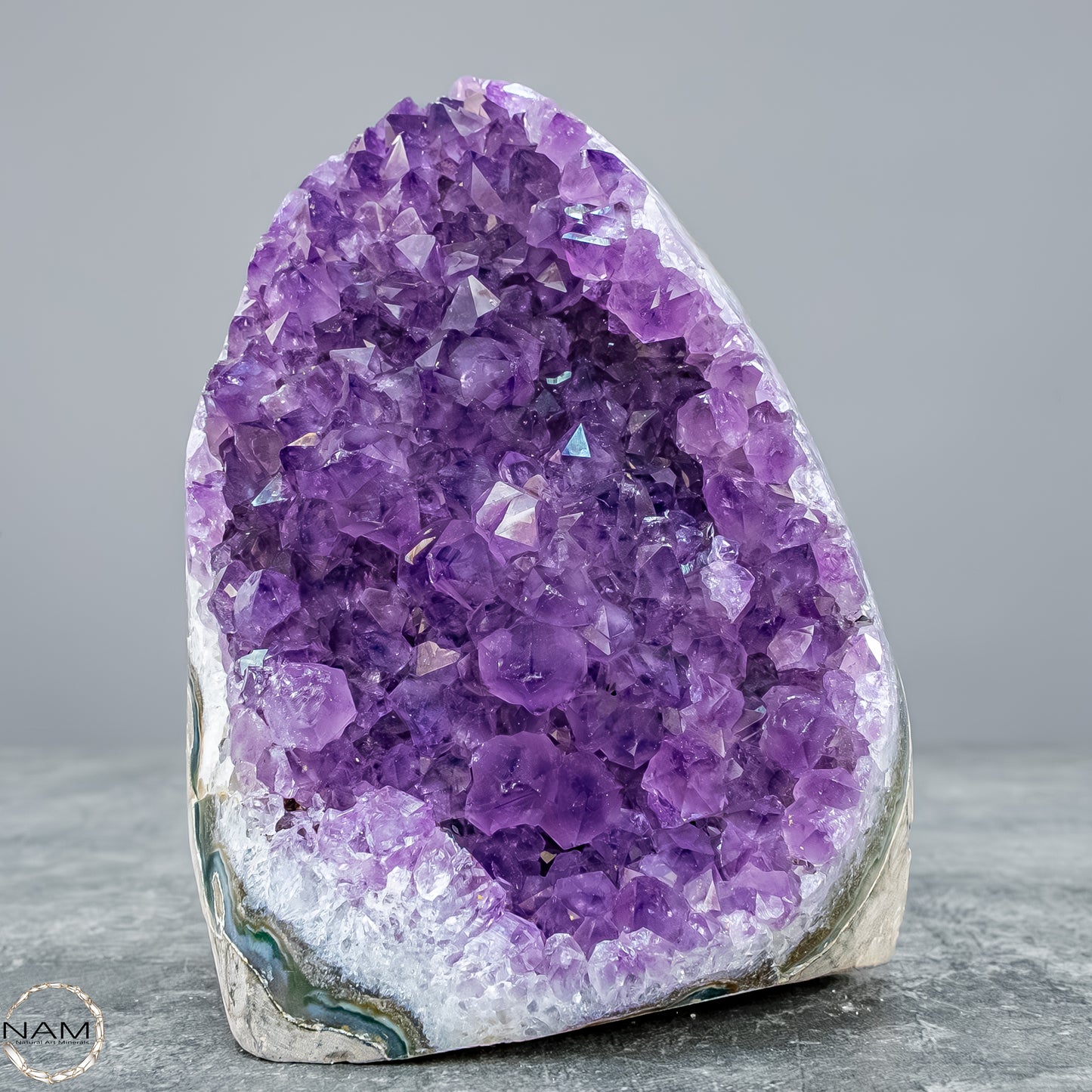 Natürliche Amethyst-Kristall Druse - 758,11g