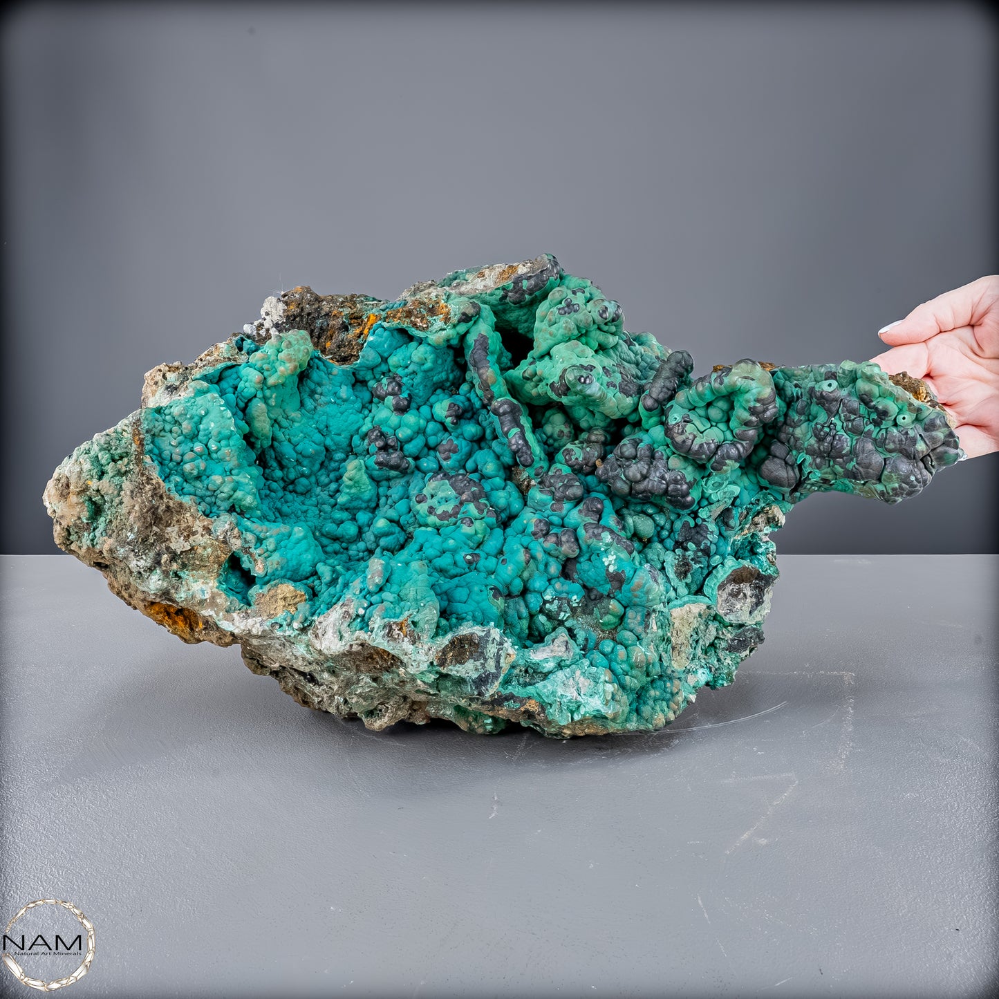 Natürlicher Botryoidaler Chrysokolla und Malachit, sehr selten - 19946,14 g