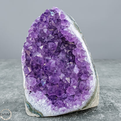 Natürliche Amethyst-Kristall Druse - 758,11g