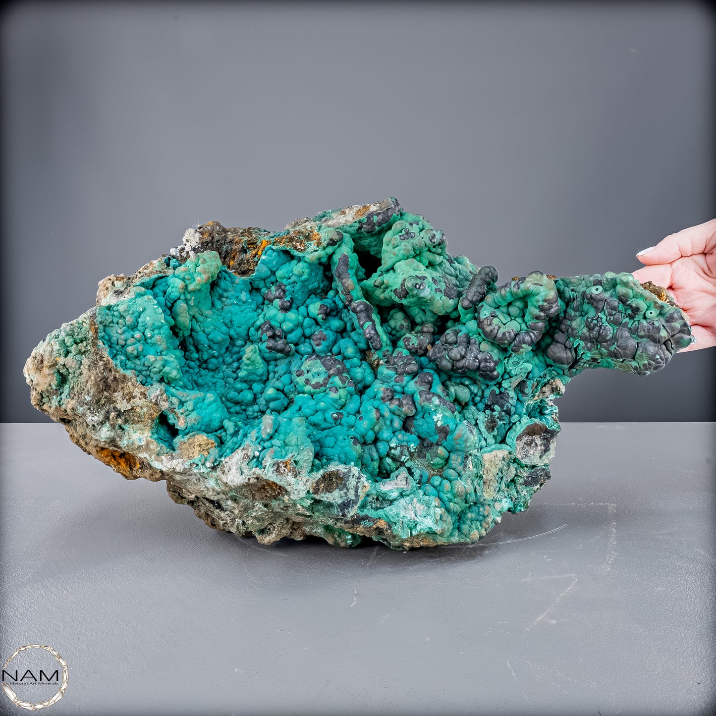 Natürlicher Botryoidaler Chrysokolla und Malachit, sehr selten - 19946,14 g