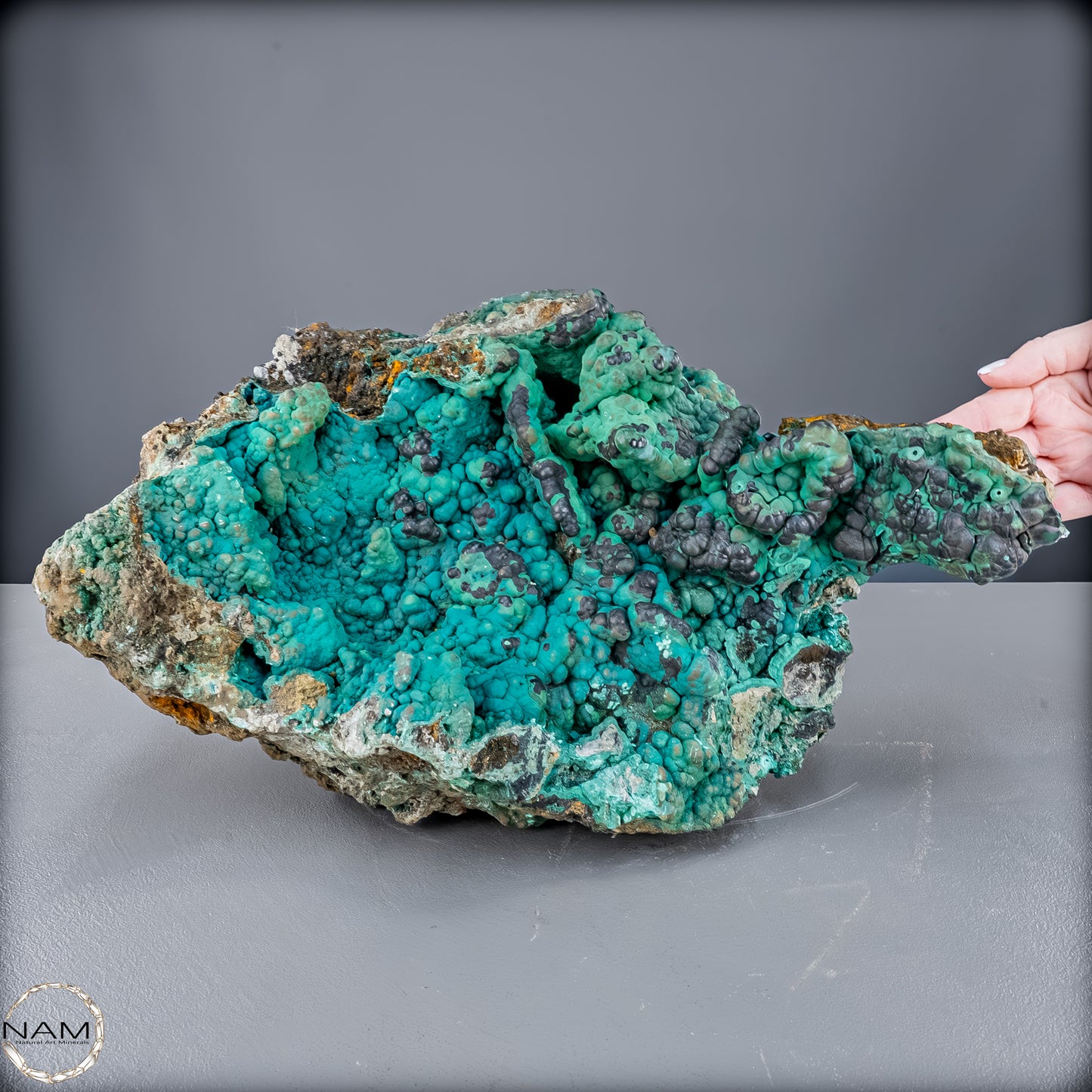 Natürlicher Botryoidaler Chrysokolla und Malachit, sehr selten - 19946,14 g