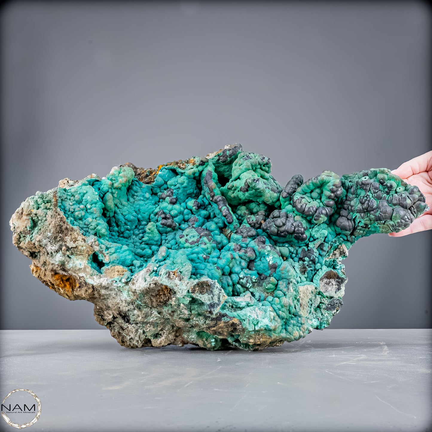 Natürlicher Botryoidaler Chrysokolla und Malachit, sehr selten - 19946,14 g