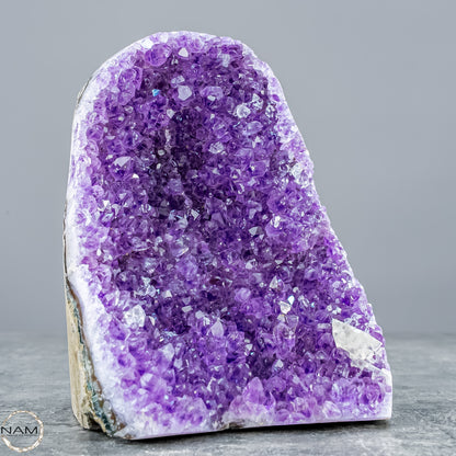 Natürliche Amethyst-Kristall Druse - 689,21g