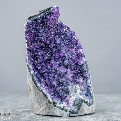Natürliche Amethyst-Kristall Druse - 531,38g