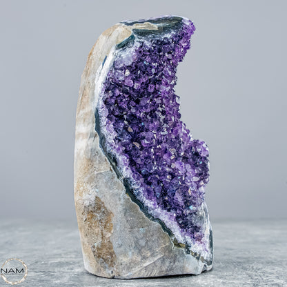 Natürliche Amethyst-Kristall Druse - 531,38g