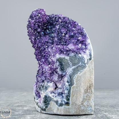 Natürliche Amethyst-Kristall Druse - 531,38g